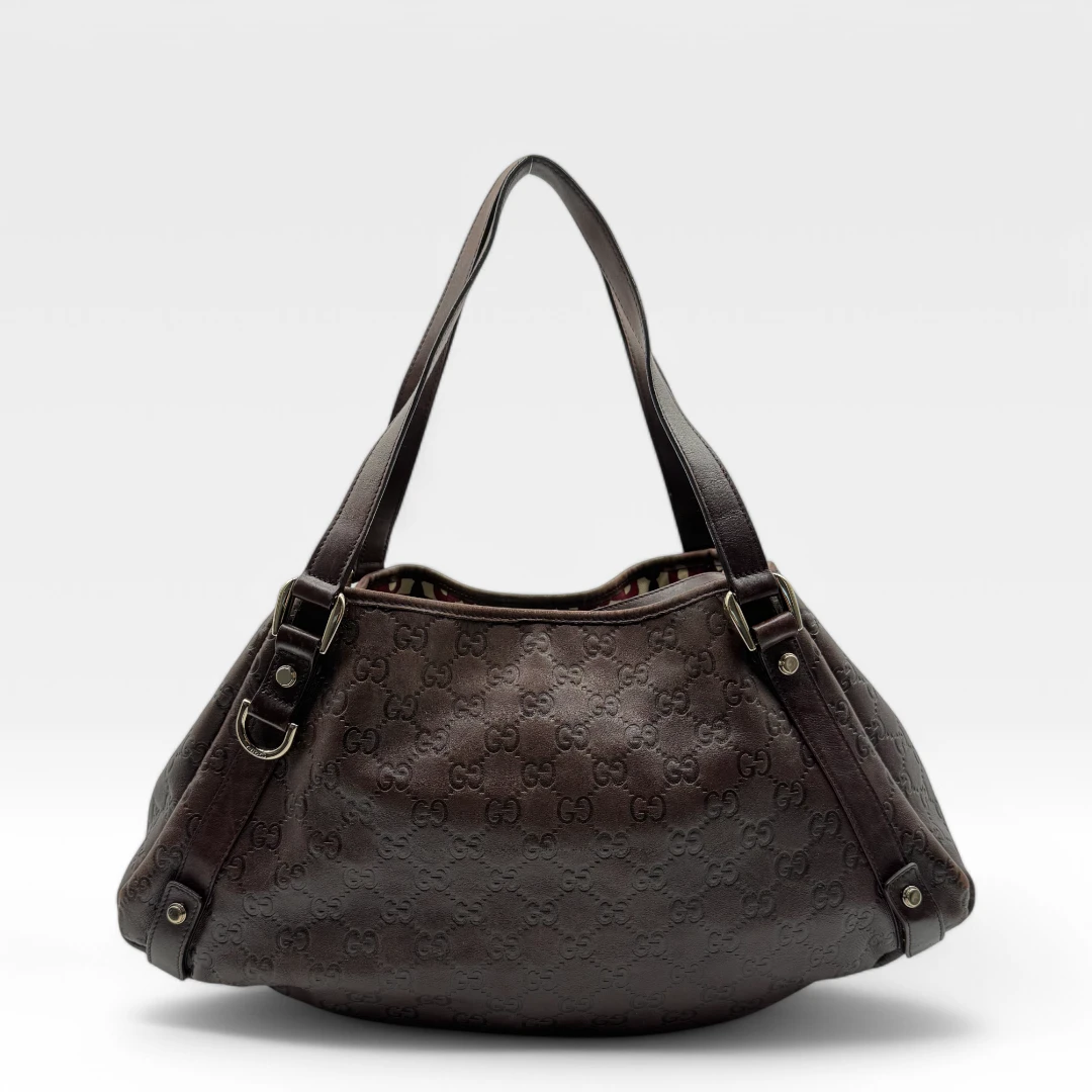 Gucci Handtasche / Shopper Abbey dunkelbraun