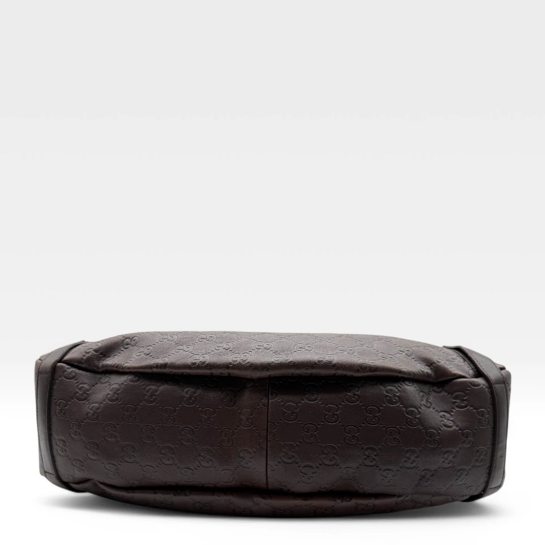 Gucci Handtasche / Shopper Abbey dunkelbraun