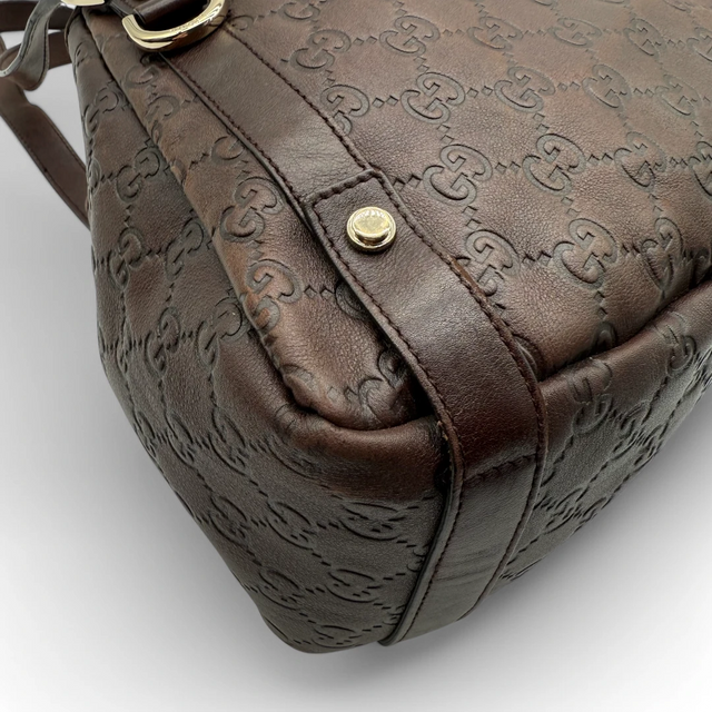 Gucci Handtasche / Shopper Abbey dunkelbraun