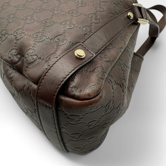 Gucci Handtasche / Shopper Abbey dunkelbraun