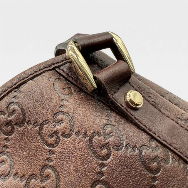 Gucci Handtasche / Shopper Abbey dunkelbraun