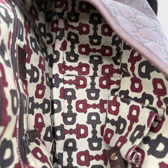 Gucci Handtasche / Shopper Abbey dunkelbraun