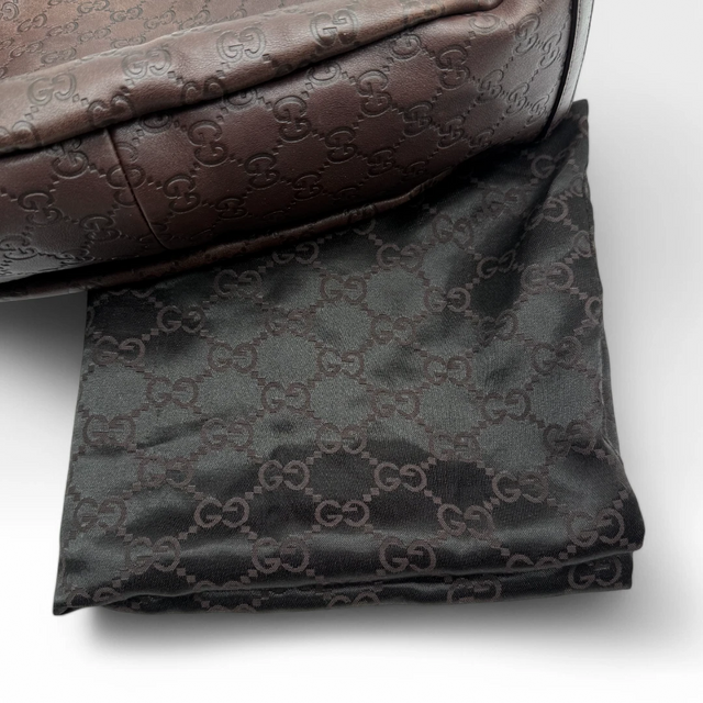 Gucci Handtasche / Shopper Abbey dunkelbraun