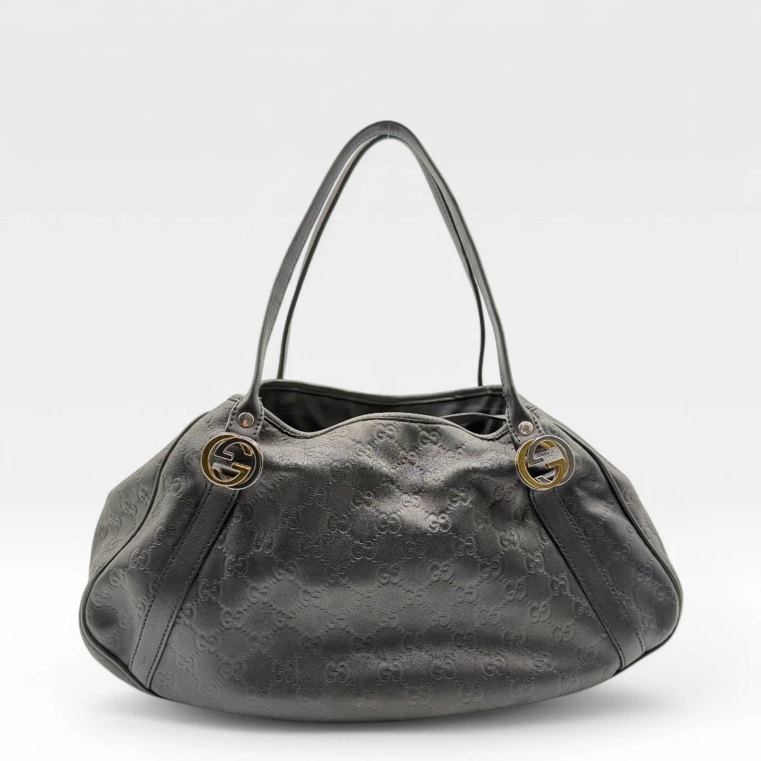 Gucci Handtasche / Shopper GG Twins schwarz