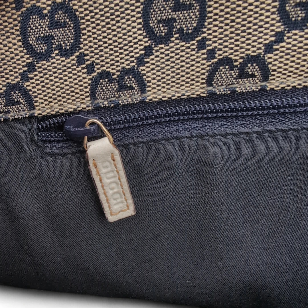 Gucci Handtasche / Shopper Abbey aus Leder weiß
