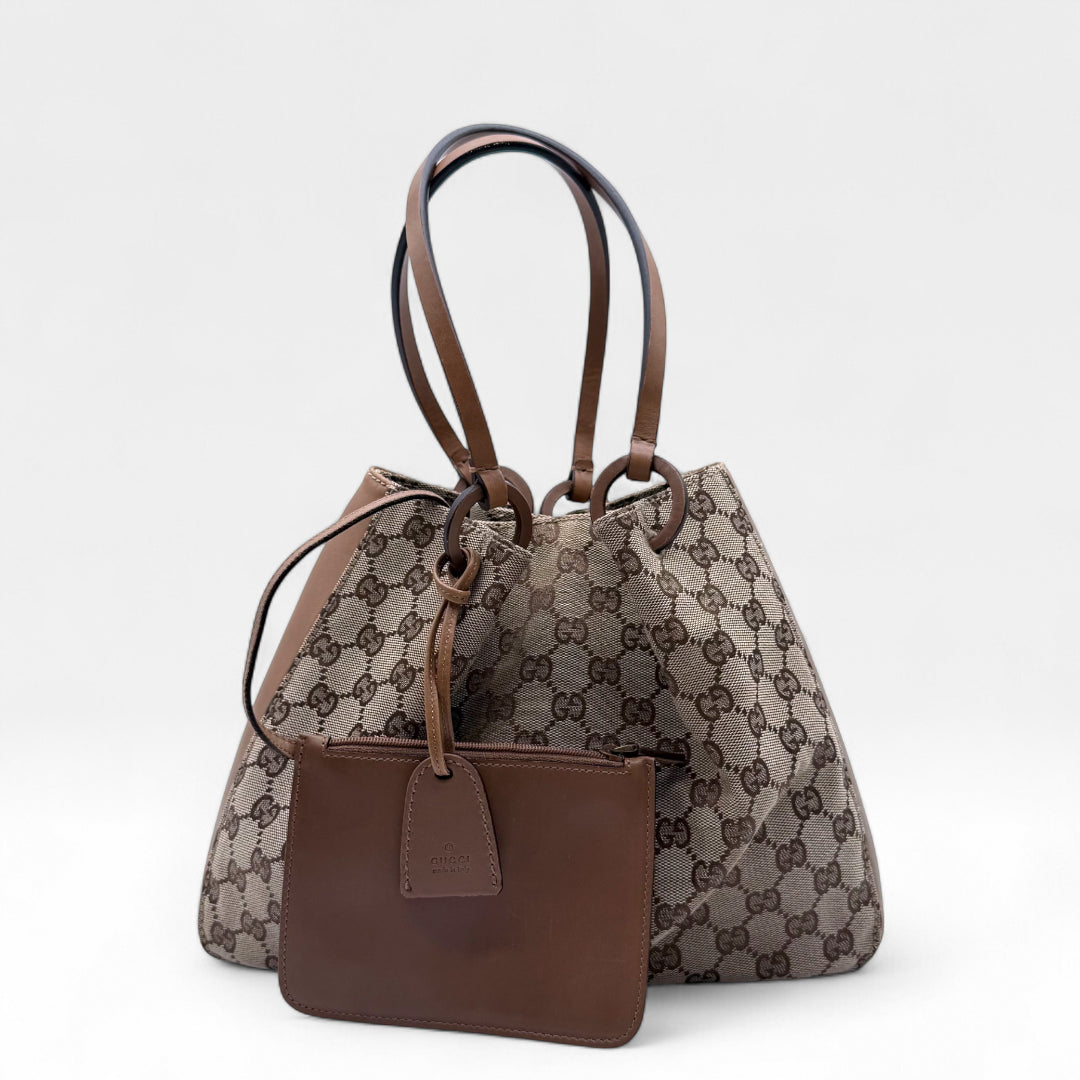 Shopper mit Clutch