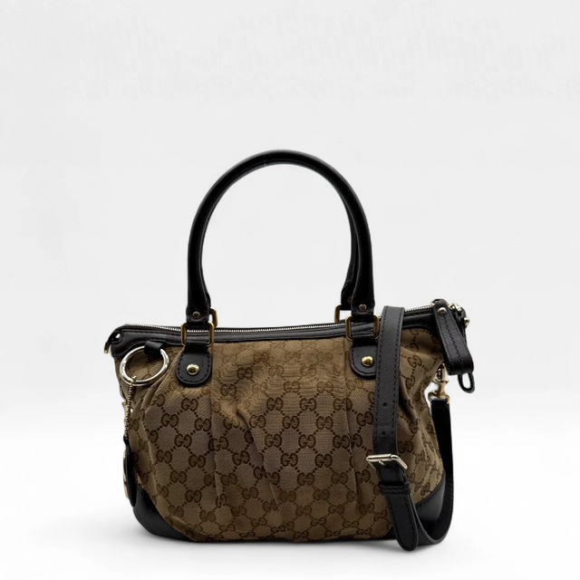 Gucci Handtasche Sukey beige
