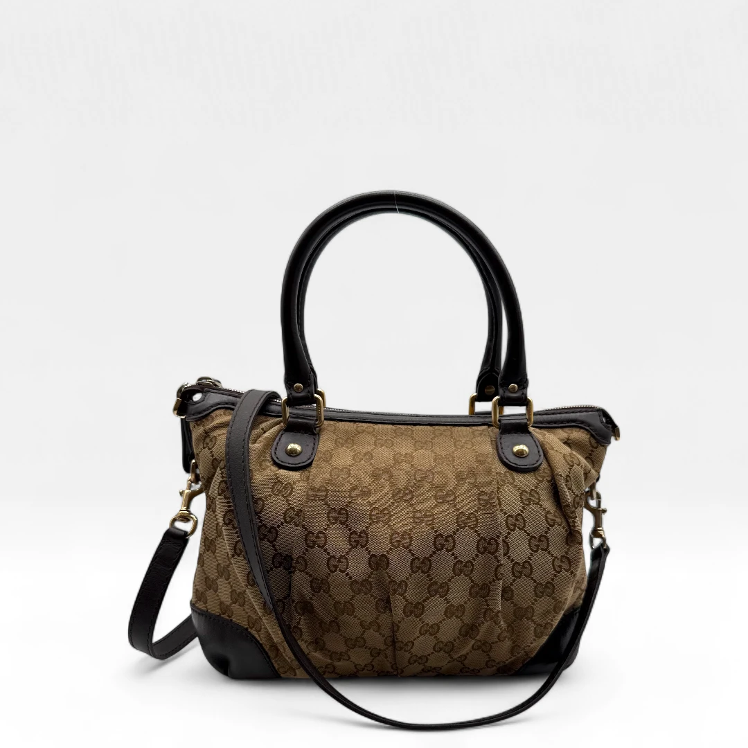 Gucci Handtasche Sukey beige