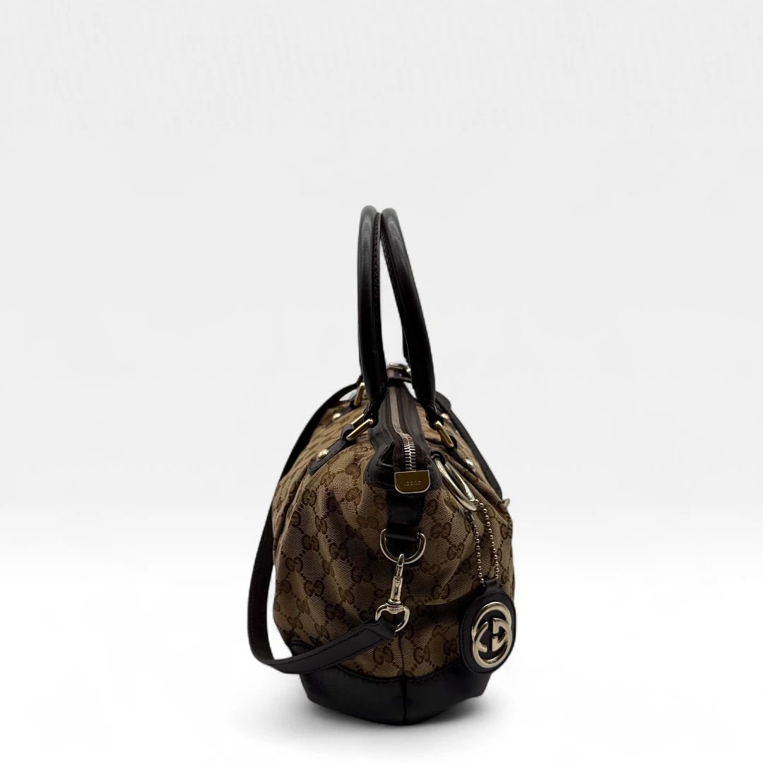Gucci Handtasche Sukey beige