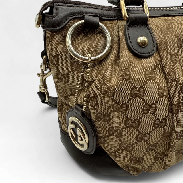 Gucci Handtasche Sukey beige