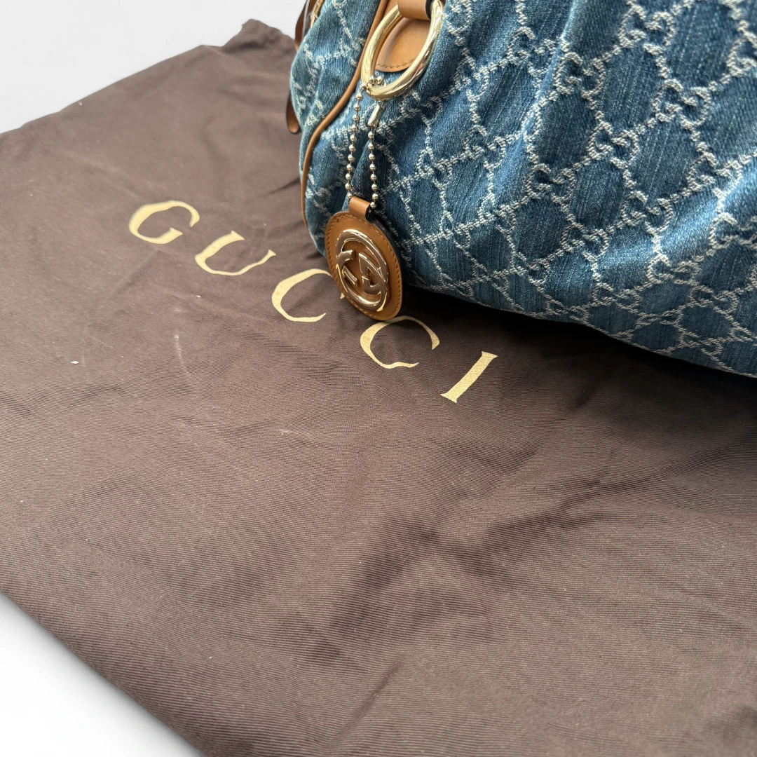 Gucci Handtasche Sukey Denim