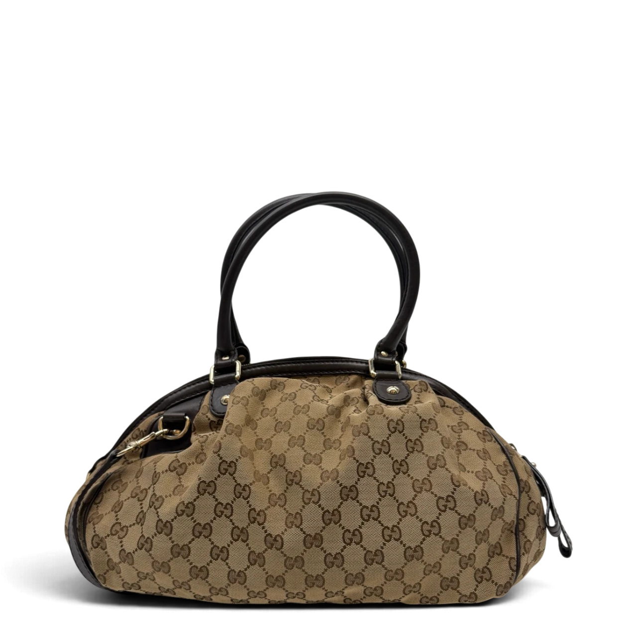 Gucci Handtasche Sukey mit Umhängegurt monogram beige
