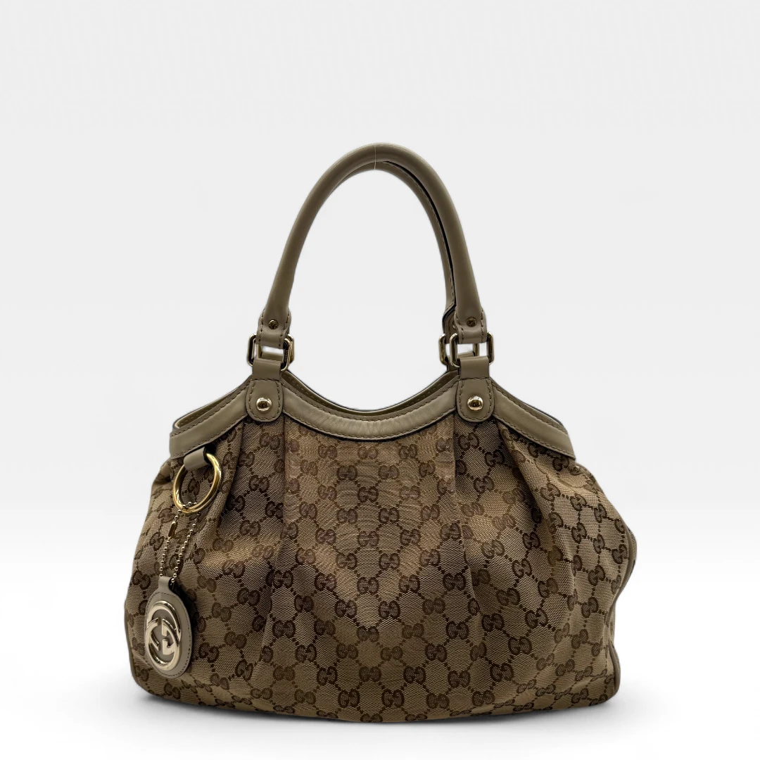 Gucci Handtasche Sukey beige
