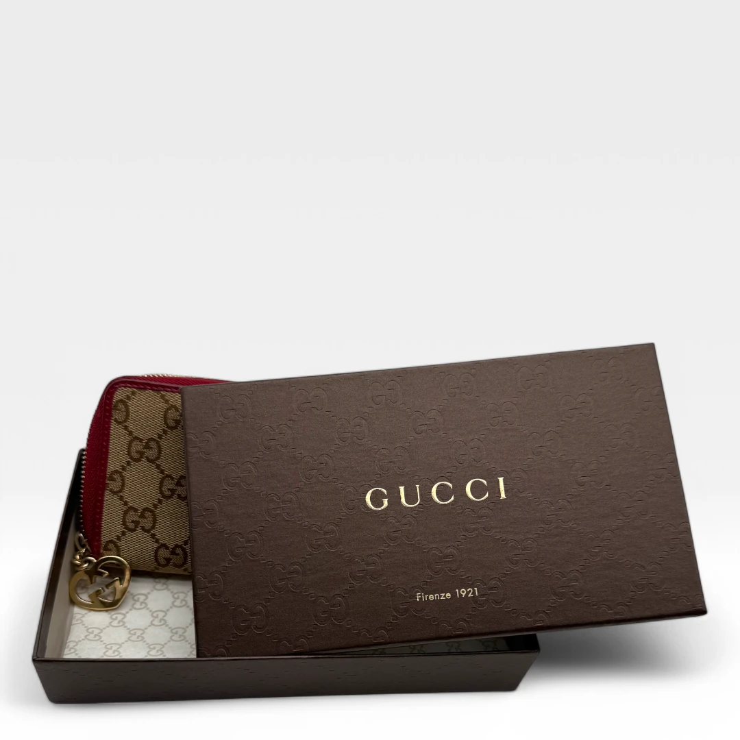 Gucci Geldbeutel Lovely Heart beige