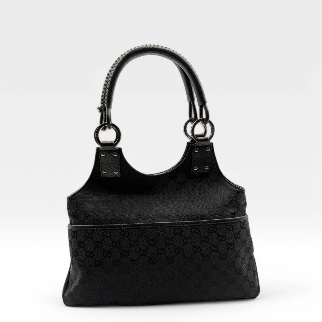 Gucci Handtasche dunkelgrau / schwarz