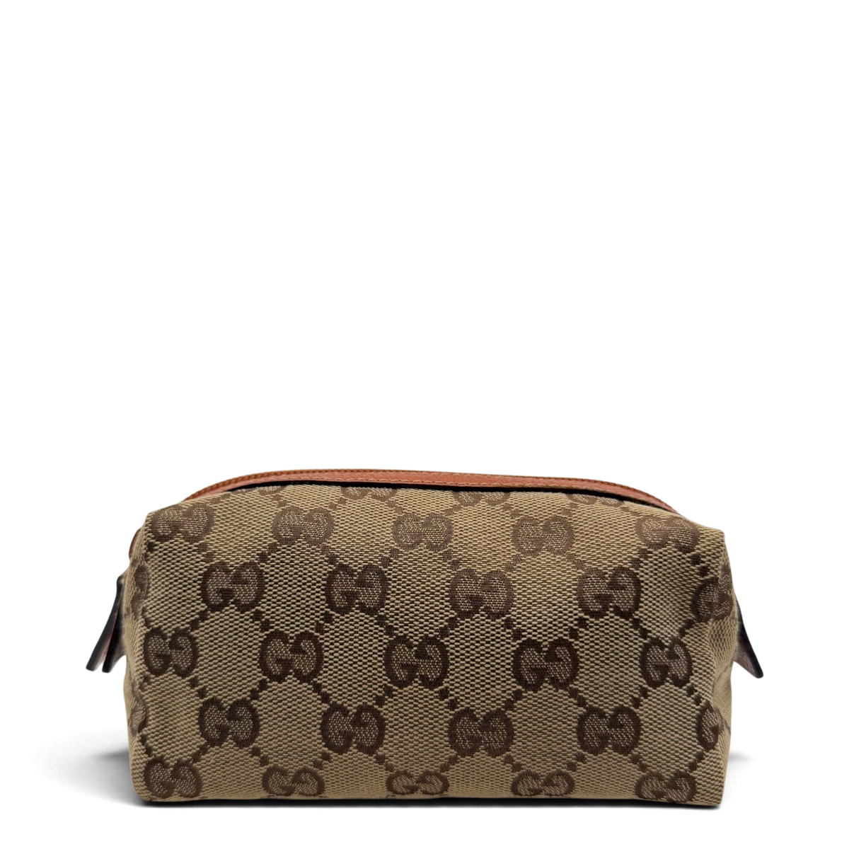 Gucci Kulturbeutel / Kosmetiktasche monogram beige – Gesamtansicht
