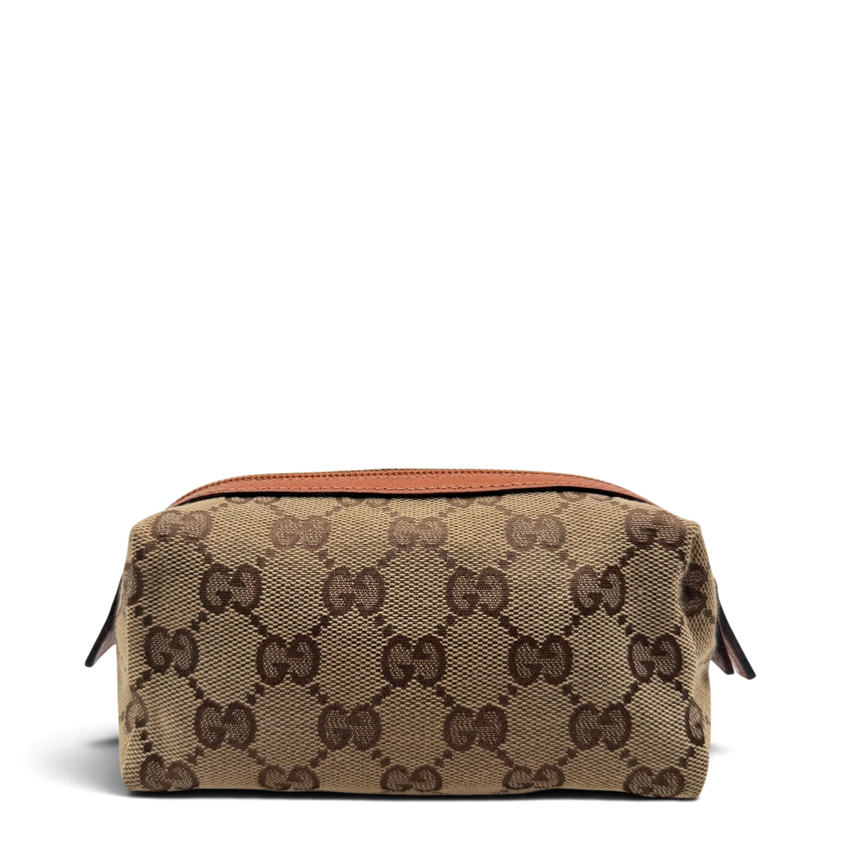 Gucci Kulturbeutel / Kosmetiktasche monogram beige – Gesamtansicht