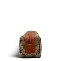 Gucci Kulturbeutel / Kosmetiktasche monogram beige – Seitenansicht