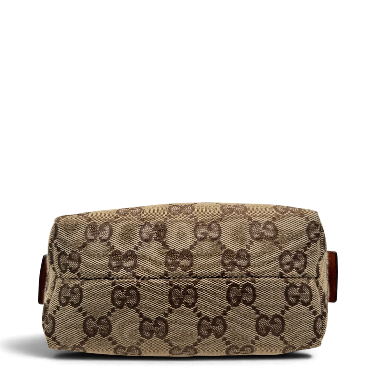 Gucci Kulturbeutel / Kosmetiktasche monogram beige – Seitenansicht