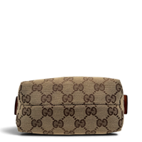 Gucci Kulturbeutel / Kosmetiktasche monogram beige – Seitenansicht