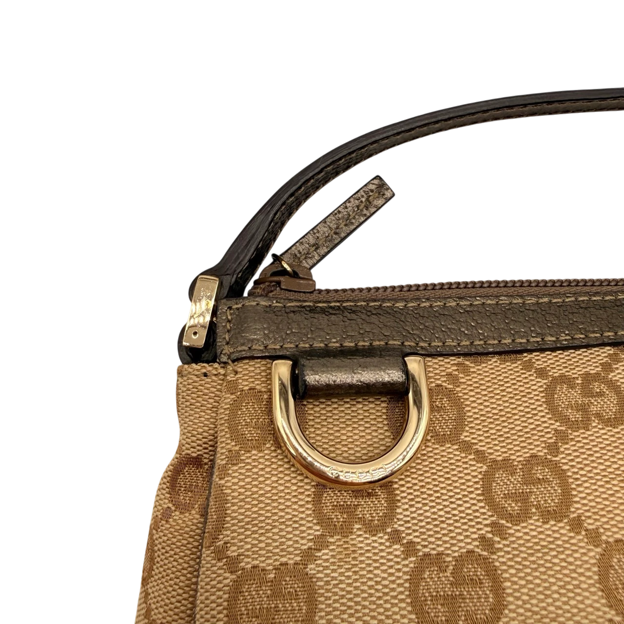Gucci Pochette Abbey monogram beige