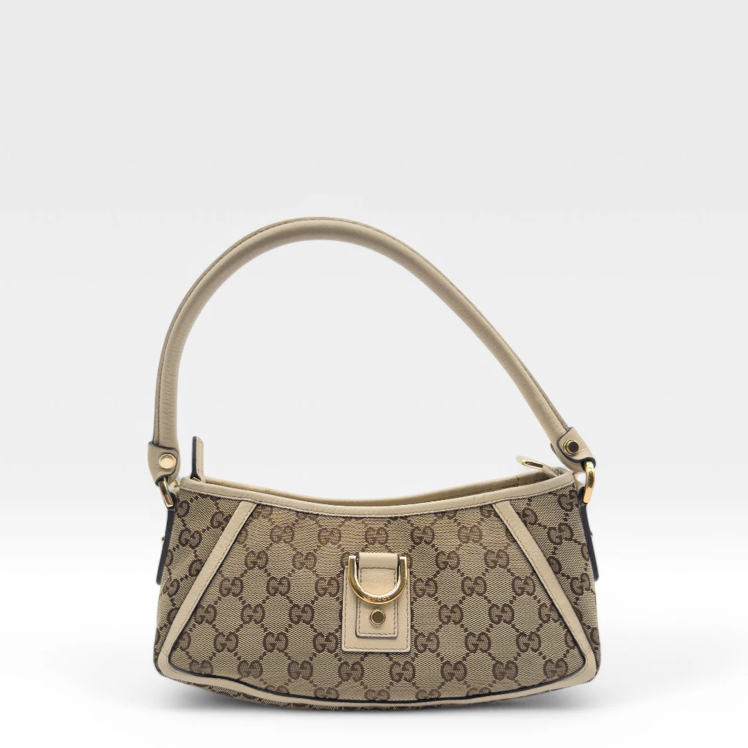 Gucci Pochette D-Ring beige