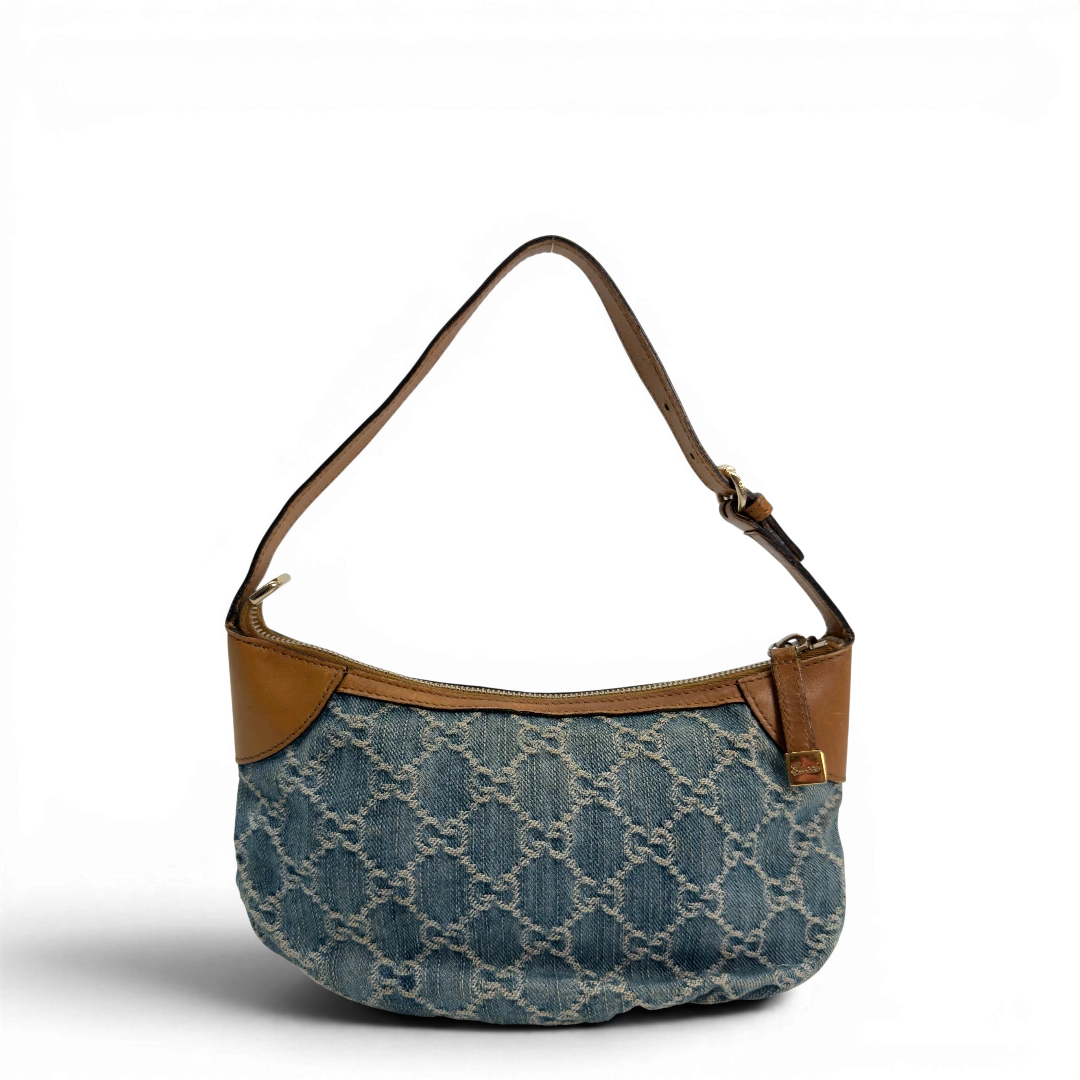 Gucci Pochette Sherry Line Denim