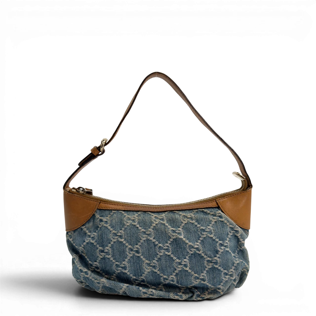 Gucci Pochette Sherry Line Denim