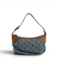 Gucci Pochette Sherry Line Denim
