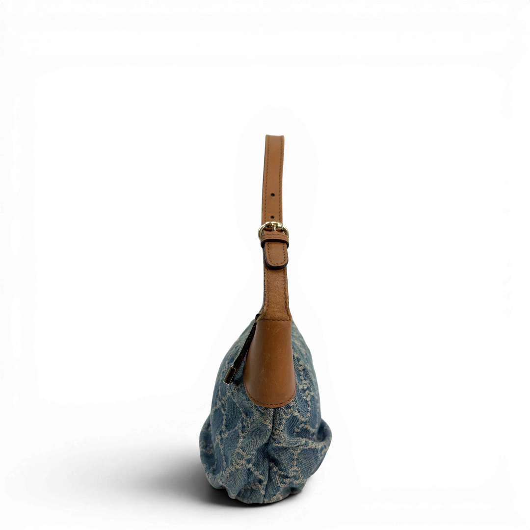 Gucci Pochette Sherry Line Denim