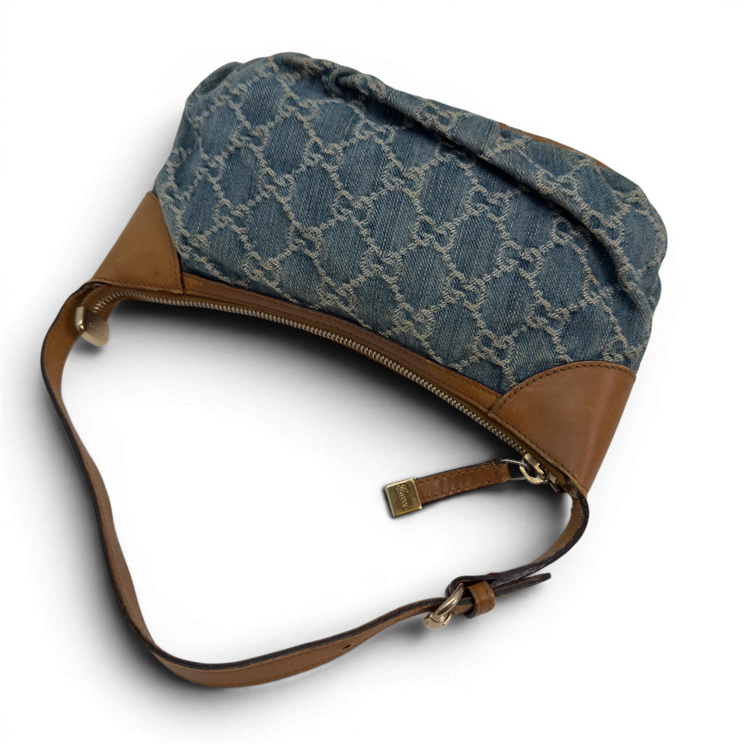 Gucci Pochette Sherry Line Denim
