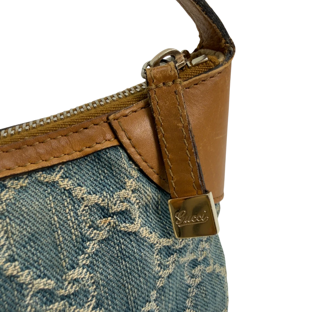 Gucci Pochette Sherry Line Denim