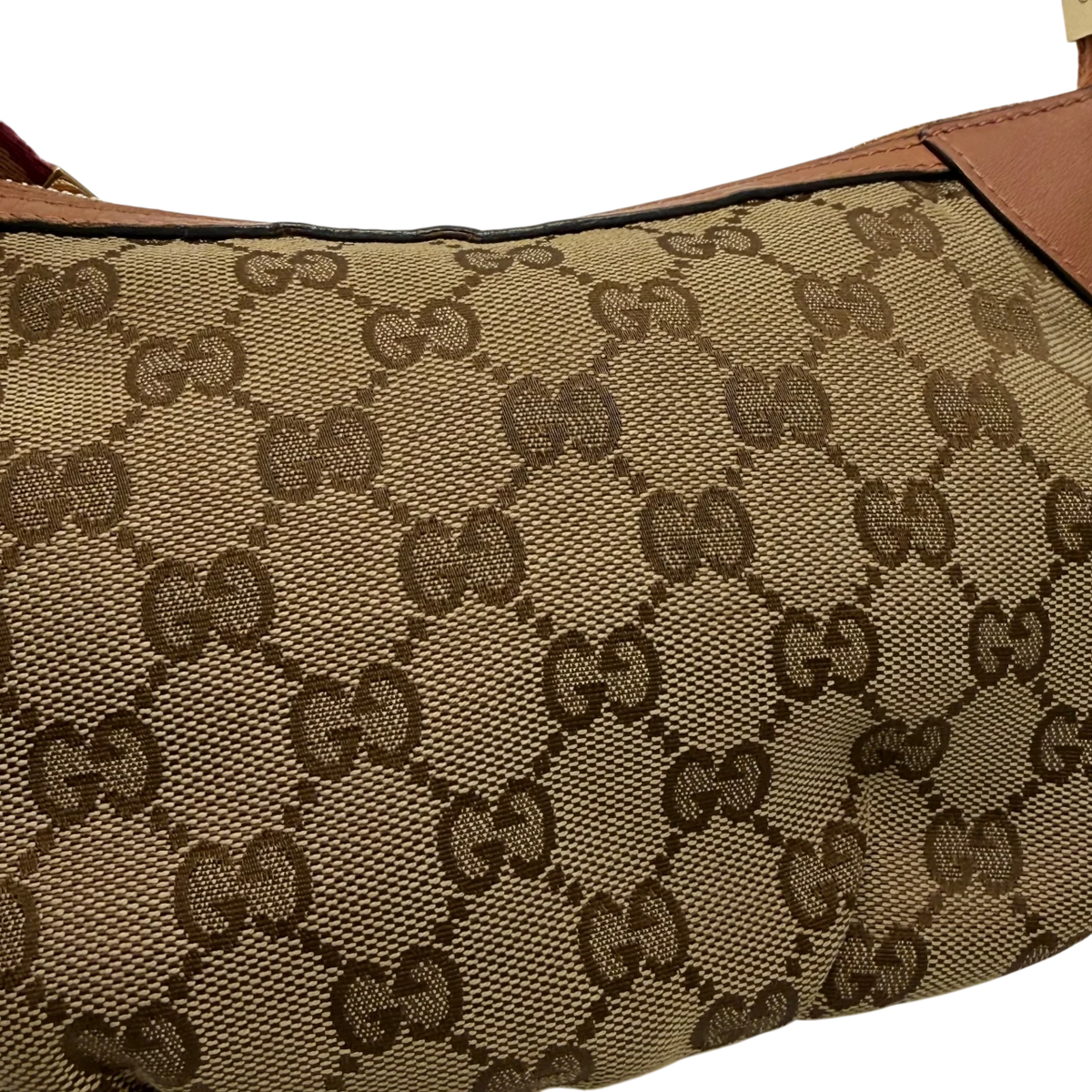 Gucci Pochette Sherry Line monogram beige