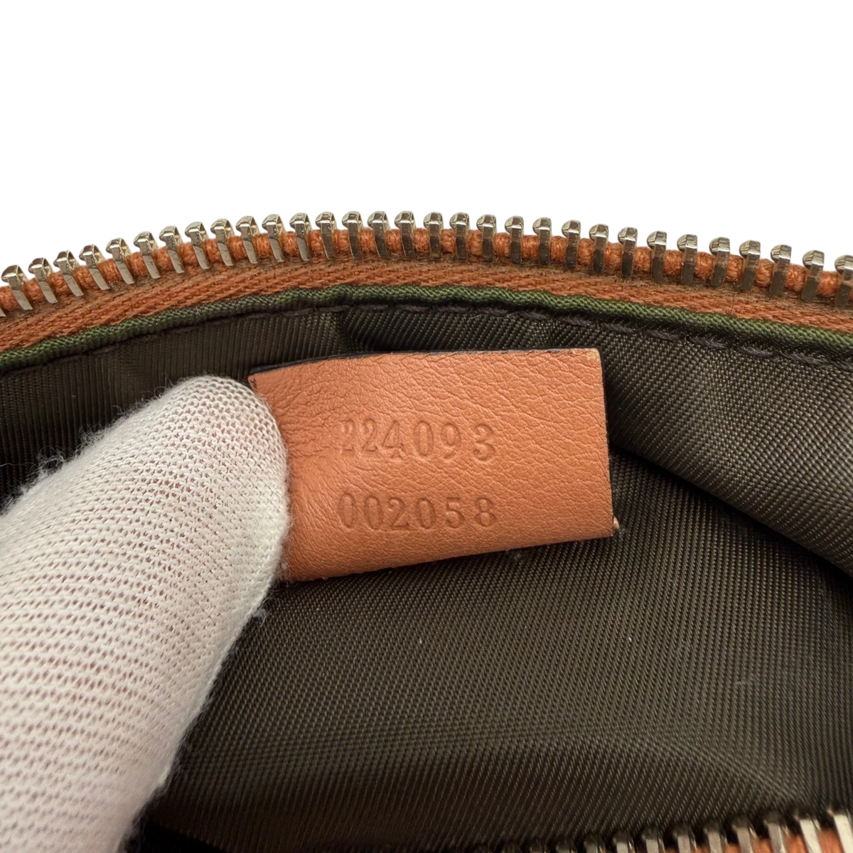 Gucci Pochette Sherry Line monogram beige