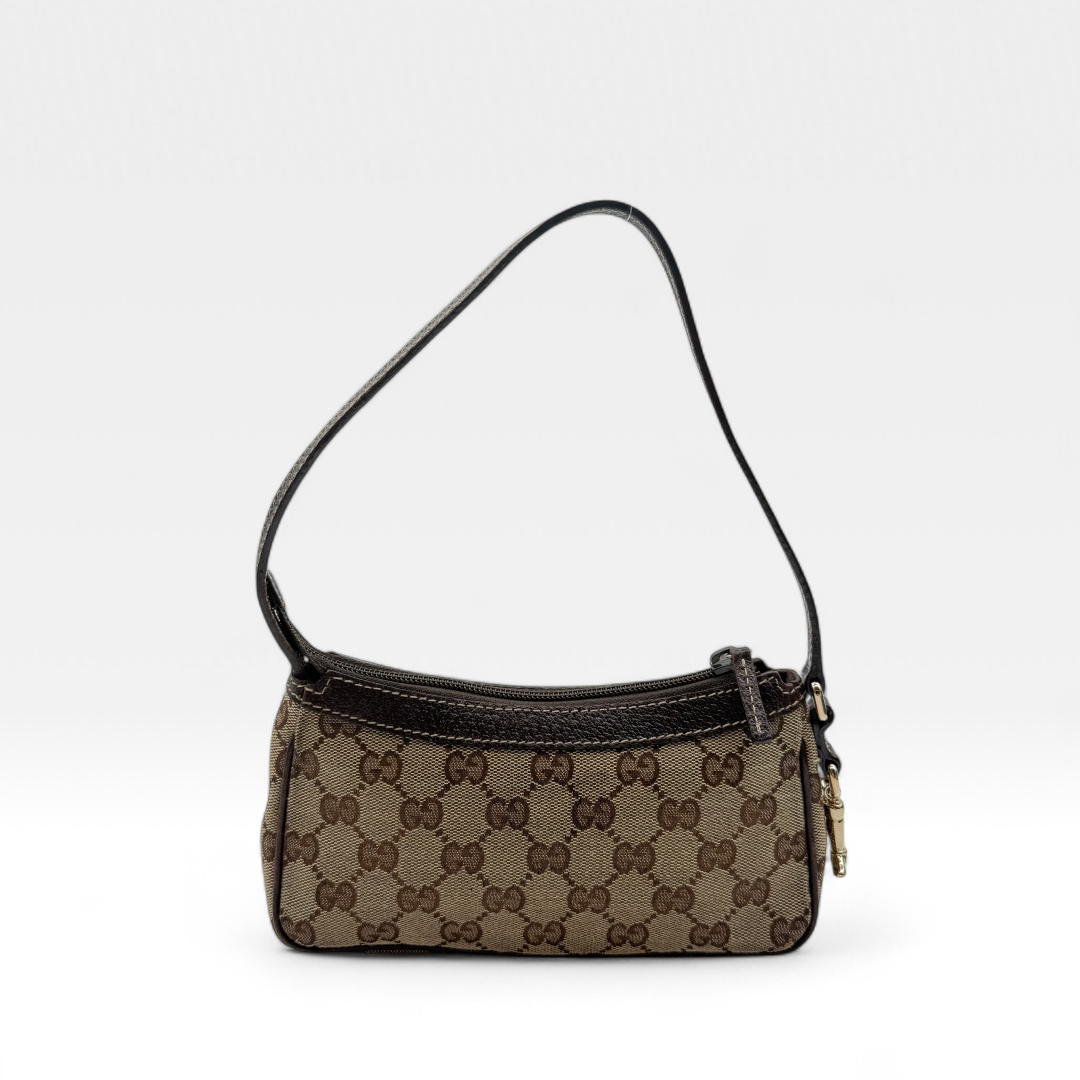 Gucci Pochette with Charms monogram beige