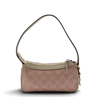 Gucci Pochette mit Charms monogram rosa – Gesamtansicht