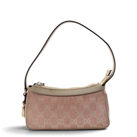 Gucci Pochette mit Charms monogram rosa – Gesamtansicht
