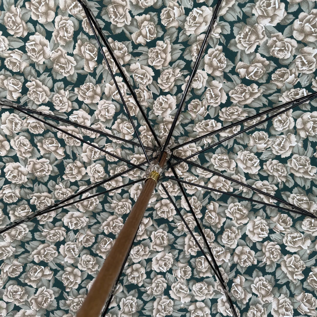 Gucci Regenschirm weiße Rosen Muster