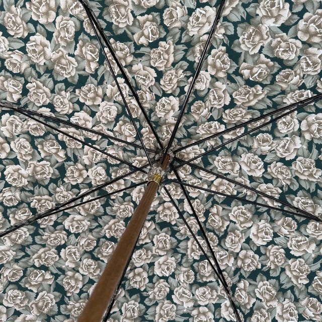 Gucci Regenschirm weiße Rosen Muster