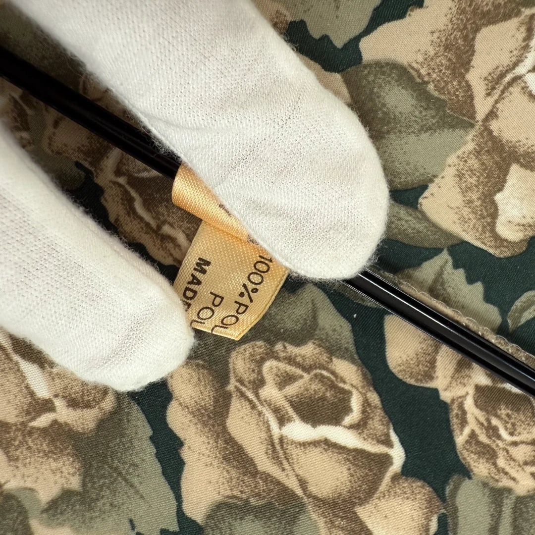 Gucci Regenschirm weiße Rosen Muster
