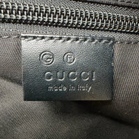 Gucci Reisetasche 50 mit Umhängegurt monogram aus Nylon schwarz