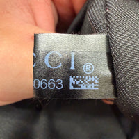 Gucci Reisetasche 50 mit Umhängegurt monogram aus Nylon schwarz