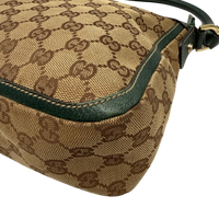 Gucci Schultertasche Abbey monogram beige – Ecken im Detail