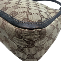 Gucci Schultertasche Abbey monogram beige – Ecken im Detail