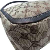 Gucci Schultertasche Abbey monogram beige – Ecken im Detail