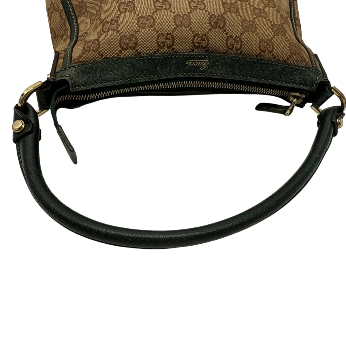 Gucci Schultertasche Abbey monogram beige – Henkel im Detail