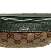Gucci Schultertasche Abbey monogram beige – Logo im Detail