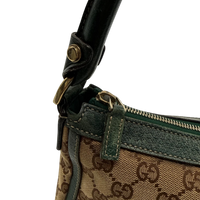 Gucci Schultertasche Abbey monogram beige – Beschläge im Detail