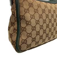 Gucci Schultertasche Abbey monogram beige – Detailansicht