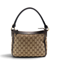 Gucci Schultertasche Abbey monogram beige – Gesamtansicht